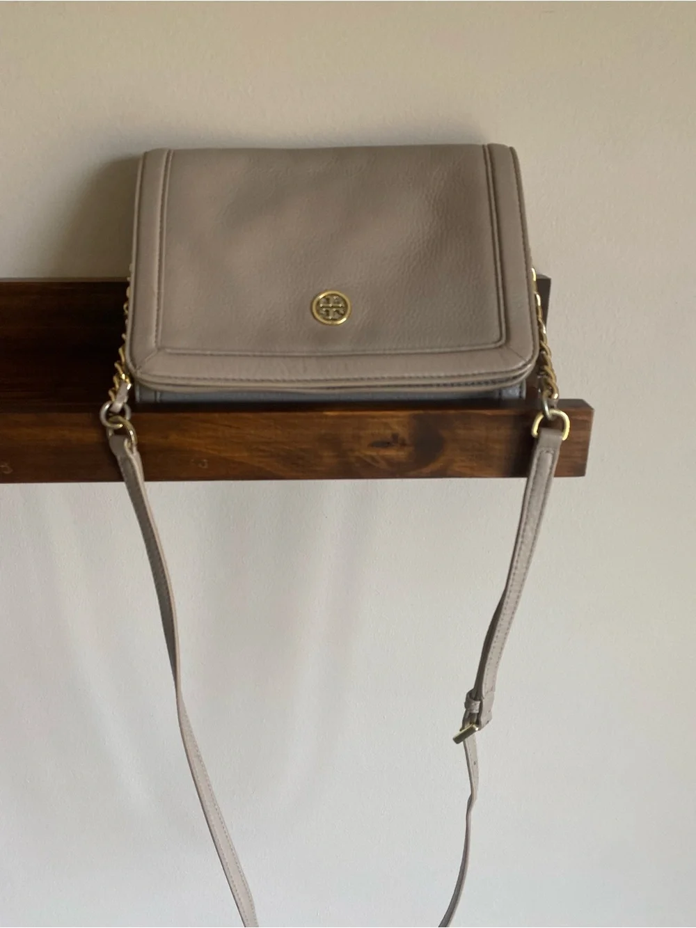 Tory Burch Landon Combo Crossbody Bag - French Grey